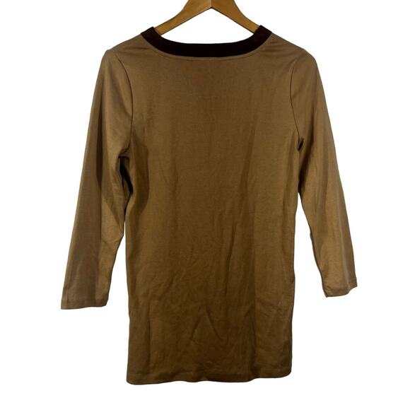 NWT Lauren Ralph Lauren 3/4 Sleeve Top Size Medium - Picture 2 of 9